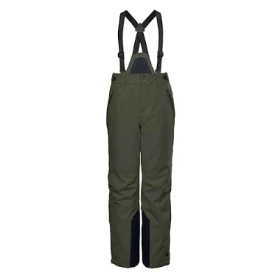 Abbildung von killtec Jungen Funktionshose/Skihose mit abzippbarem Latz, Schneefang und Kantenschutz KSW 79 BYS SKI PNTS, dunkeloliv, 176, 37310 000
