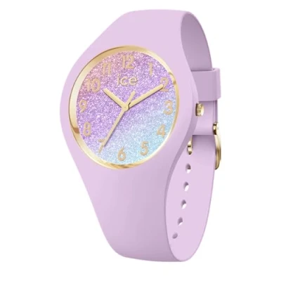 Abbildung von Ice WATCH Glitter Lilac Cosmic Lila Damenuhr mit Plastikarmband 022570 (Small )
