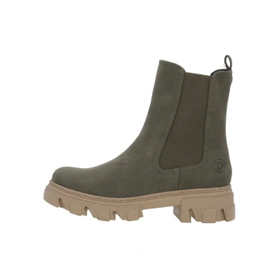 Abbildung von Palado Plateaustiefelette, Damen, Größe: 37, Khaki Schuhe