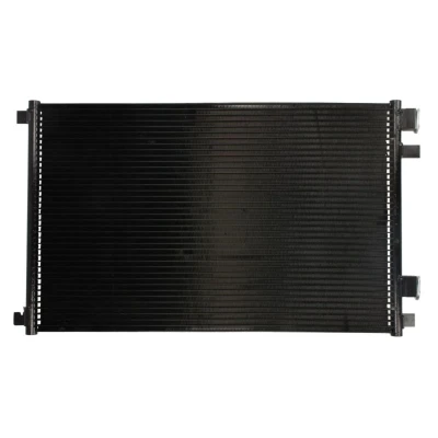 Abbildung von THERMOTEC KTT110017 Klimakondensator ohne Trockner 640 X 401 16 mm Aluminium RENAULT: SCENIC 2, MEGANE 2 Coupe Cabriolet