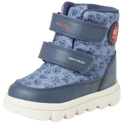 Abbildung von Geox B WILLABOOM Boy AB Ankle Boot, AVIO/RED, 24 EU
