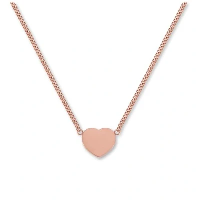 Abbildung von GD GOOD.designs Herzkette Rosegold für Damen Verstellbar (42 47cm) Vergoldete Kette mit Herz Anhänger Halskette aus Edelstahl