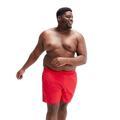 Abbildung von Speedo MENS PLUS SIZE Essential Watershort Badeshorts, Herren, Größe: 4XL, Red