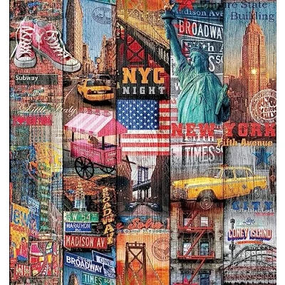 Abbildung von d c fix Möbel Klebefolie Manhattan New York Motiv 67,5 cm x 2 m Möbelfolie selbstklebende Deko Folie Schrank Dekorfolie für Küche, Bad, Kühlschrank wasserfest USA Amerika