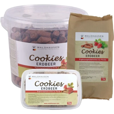 Abbildung von Waldhausen Leckerli Cookies Erdbeere 1kg