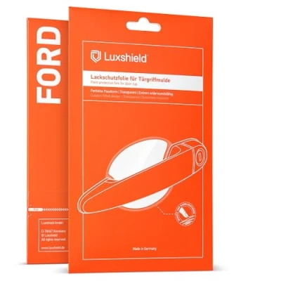 Abbildung von Luxshield Auto Türgriff Schutzfolie Griffmulde für Ford Kuga 3 (III) ST Line &amp; Vignale I 2019 2024 Kratzschutz, Lackschutzfolie Transparent glänzend