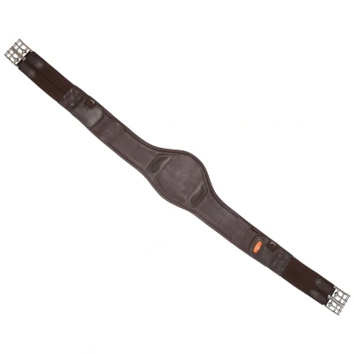 Abbildung von Schockemöhle Sattelgurt Portland Espresso/Silber 135cm