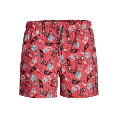 Abbildung von Jack &amp; Jones MAUI Badeshorts, Herren, Größe: Medium, Hot coral