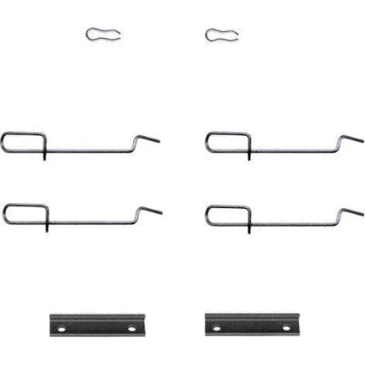 Abbildung von HELLA 8DZ 355 202 341 Zubehörsatz, Scheibenbremsbelag PEUGEOT: 206 Hatchback, 205 II 306 Saloon, RENAULT: CLIO 2