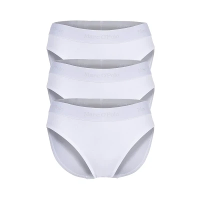 Abbildung von Marc O&#039;Polo 3PACK Slip, Damen, Größe: XL, White