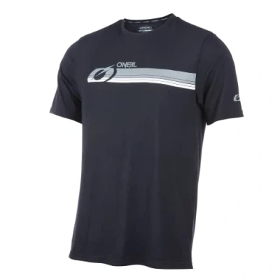Abbildung von O&#039;NEAL Mountainbike Shirt MTB DH Downhill FR Freeride Atmungsaktives Material, Schnell trocknend, antibakteriell Slickrock Jersey V.22 Erwachsene Schwarz Grau Größe M
