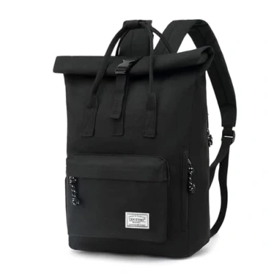 Abbildung von TAN.TOMI Laptop Rucksack, Rucksack Tasche 15,6 Zoll, Damen und Herren weit öffenbar, Rolltop wasserdicht, Backpack Daypack für Schule, Fahrradfahren, Freizeit Reise.