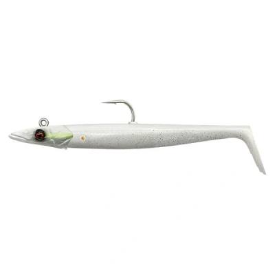 Abbildung von Savage Gear Sandaal V2 White Pearl Silver 14cm 33g (2+1) Gummifisch