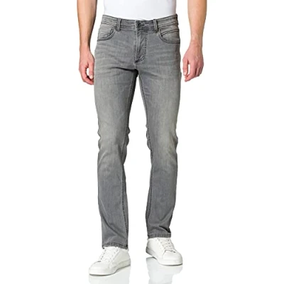 Abbildung von camel active Houston Jeans Straight Leg, Herren, Größe: 32x34, Grey