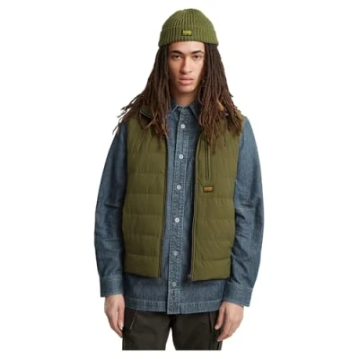 Abbildung von G Star Foundation Liner Weste, Herren, Größe: XXL, Shadow olive