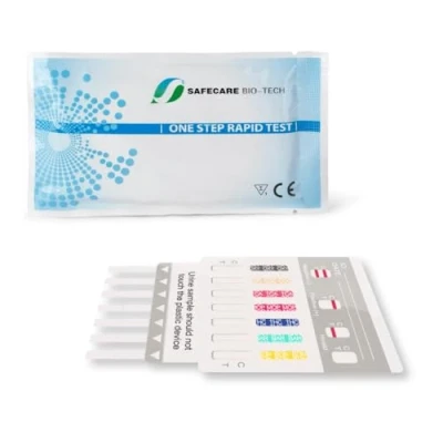 Abbildung von Multi Drogentest 10 Drogenarten Urin Multidrogentest Schnelltest THC Cannabis Kokain Opiate Urintest Drogen schnelltester teststreifen Drogenschnelltest Drug Test Kit selbsttest