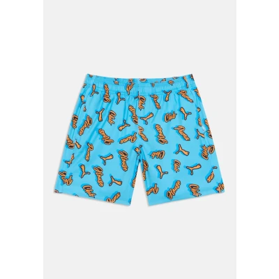 Abbildung von Puma CLUB House Badeshorts für Kinder, Größe: 152, Blue/orange