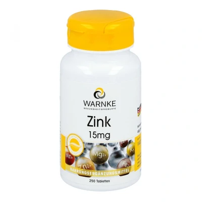 Abbildung von Zink 15 mg Tabletten