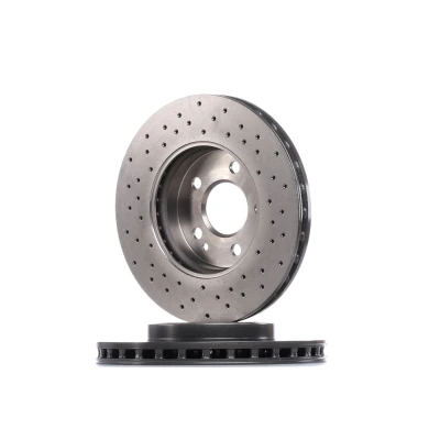 Abbildung von BREMBO XTRA LINE 09.B344.4X Bremsscheibe 295 28 5 gelocht/innenbel. beschichtet hochgekohlt mit Schrauben MERCEDES BENZ: CLA Estate, A Class