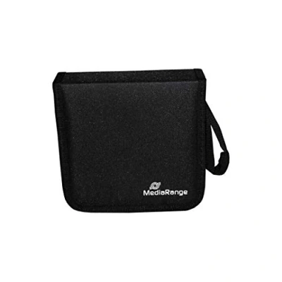Abbildung von CD wallet MediaRange für 24 CD/DVDs schwarz retail, BOX50