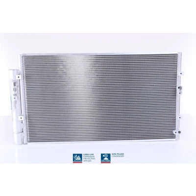 Abbildung von NISSENS 940366 Klimakondensator mit Trockner Aluminium 586 R 134a