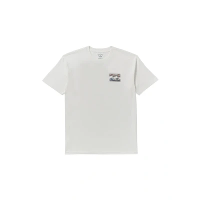 Abbildung von Billabong Crayon WAVE Tshirt print, Herren, Größe: Medium, White