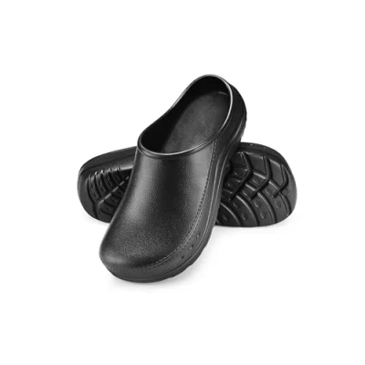 Abbildung von ESTRO Gartenschuhe Damen Clogs Geschlossen Gartenclogs Herren Unisex Gummischuhe Leicht Garten CC01 (45, Schwarz)