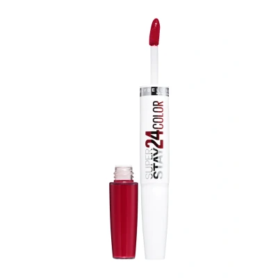 Abbildung von Maybelline New York Superstay 24H Lipstick Lip Stain, Damen, Größe: 5 g, 573 eternal cherry