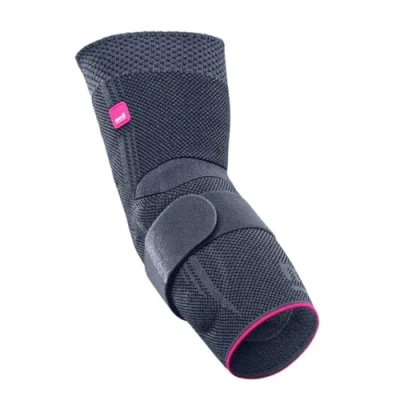 Abbildung von medi Epicomed Ellenbogenbandage Unisex silber Größe IV Kompressionsbandage zur Stabilisierung des Gelenks bei Tennisarm oder Golferarm Beidseitig tragbar Ellenbogen atmungsaktiv