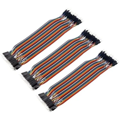 Abbildung von Aihasd 120P 30cm männlich Dupont Jumper Cable for Breadboard Circuit Test