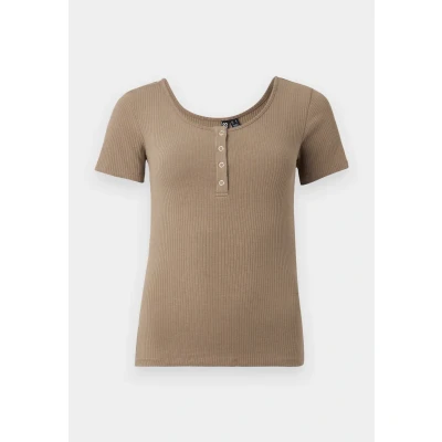 Abbildung von Pieces Pckitte Tshirt basic, Damen, Größe: Large, Fossil
