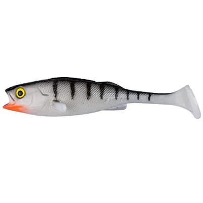 Abbildung von LMAB KØFI (KÖFI) Perch Shad 9 cm Farbe White Tiger