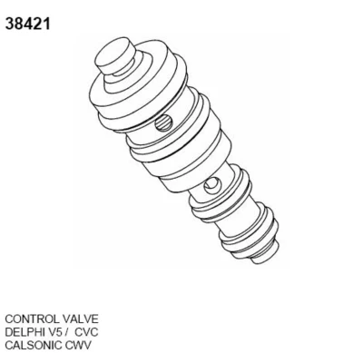 Abbildung von NRF 38421 Regelventil, Kompressor OPEL: Vectra C CC