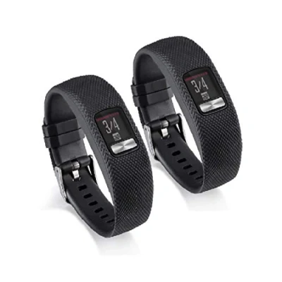 Abbildung von WEINISITE Silikon verstellbares Ersatzband Armband für Garmin vivofit 4 (#1, S)