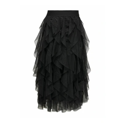 Abbildung von ONLY Onlsky Skirt Alinienrock, Damen, Größe: XS, Black