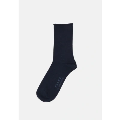 Abbildung von FALKE Damen Socken Active Breeze W So Lyocell einfarbig 1 Paar, Blau Navy Melange 6127, 35 38