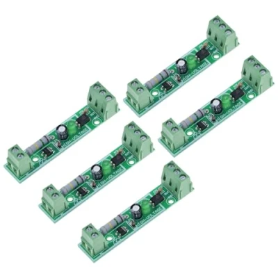 Abbildung von GERUI 5 stück 1 kanal 220V AC Optokoppler modul/220V Isolation Mikrocontroller/Erkennung von Spannungspräsenz/kann an SPS angeschlossen werden, TTL Pegelausgang