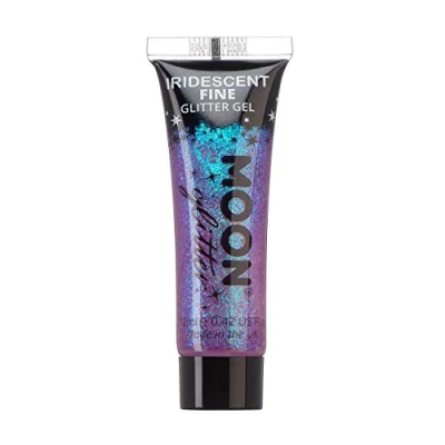 Abbildung von Moon Glitter Gel mit schillerndem feinem 12ml Violett Glitzer Gesichtsfarbe