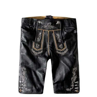 Abbildung von Stockerpoint Lederhose, Damen, Größe: 42, Black nappa