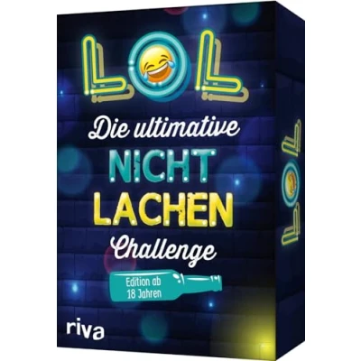 Abbildung von LOL Die ultimative Nicht lachen Challenge Edition ab 18 Jahren: mit den besten Witzen, Flachwitzen, Scherzfragen für Erwachsene. Partyspiel Trinkspielvariante