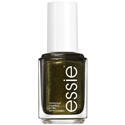 Abbildung von essie Nagellack mit deckendem und glänzendem Finish für farbintensive Fingernägel, Nr. 808 high voltage vinyl, Grün, 1 x 13,5 ml