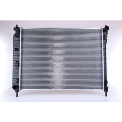 Abbildung von NISSENS 616905 Kühler, Motorkühlung Aluminium 672 510 26 Kühlrippen gelötet CHEVROLET: Captiva, OPEL: Antara
