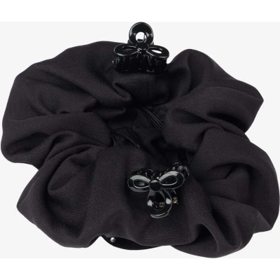 Abbildung von Haarnetz Scrunchie Schwarz/SchwarzVerkauft von Agradi