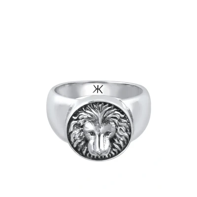 Abbildung von Kuzzoi LION Ring, Herren, Größe: 64, Schwarz