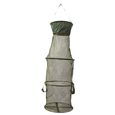 Abbildung von Soytich Setzkescher 34x98cm Bootssetzkescher Kescher Fischernetz Netz (Setzkescher G1)