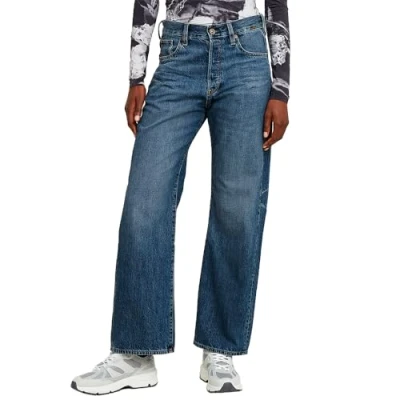 Abbildung von G STAR Bowey Boyfriends Jeans Relaxed Fit, Damen, Größe: 30x32, Faded blue