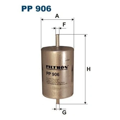 Abbildung von FILTRON PP 906 Kraftstofffilter Leitungsfilter 8 RENAULT: SAFRANE 2