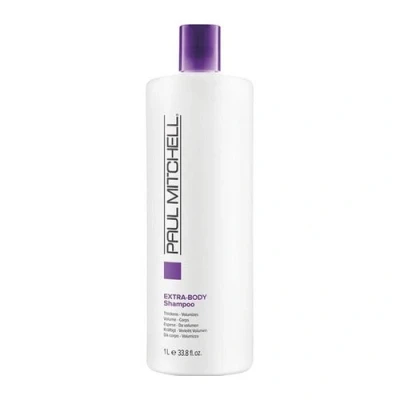 Abbildung von Paul Mitchell Extra Body Shampoo Volumen für normales bis feines Haar, stärkende Hair Care mit Panthenol Geschmeidigkeit, 1000 ml