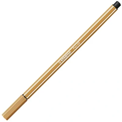 Abbildung von Premium Filzstift STABILO Pen 68 Einzelstift ocker dunkel