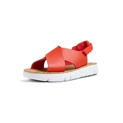 Abbildung von Camper Oruga Riemensandalette, Damen, Größe: 38, Rot Schuhe